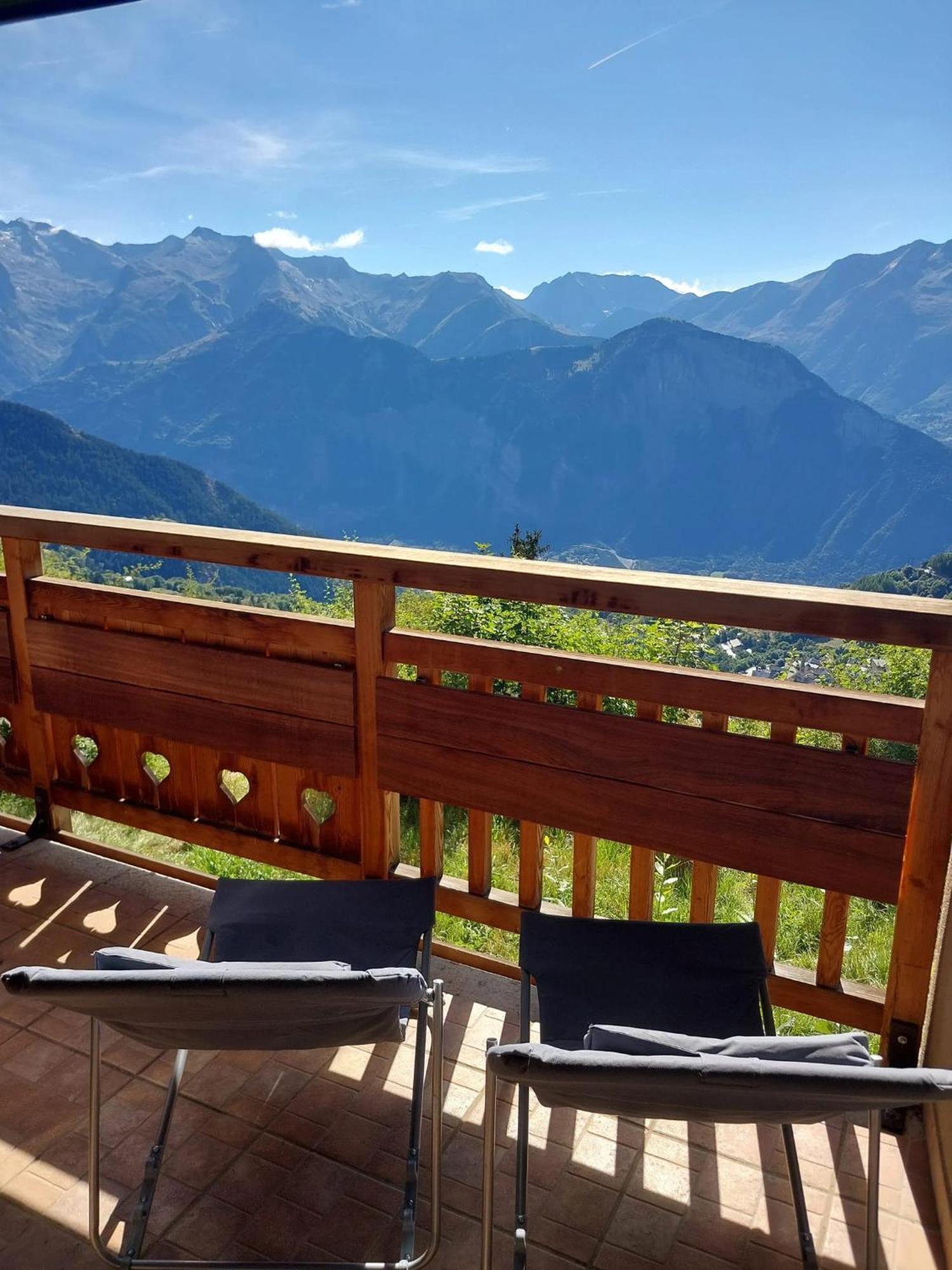 Appartement Confortable A L'Alpe D'Huez De 27 M² Avec Vue Montagne Exteriör bild