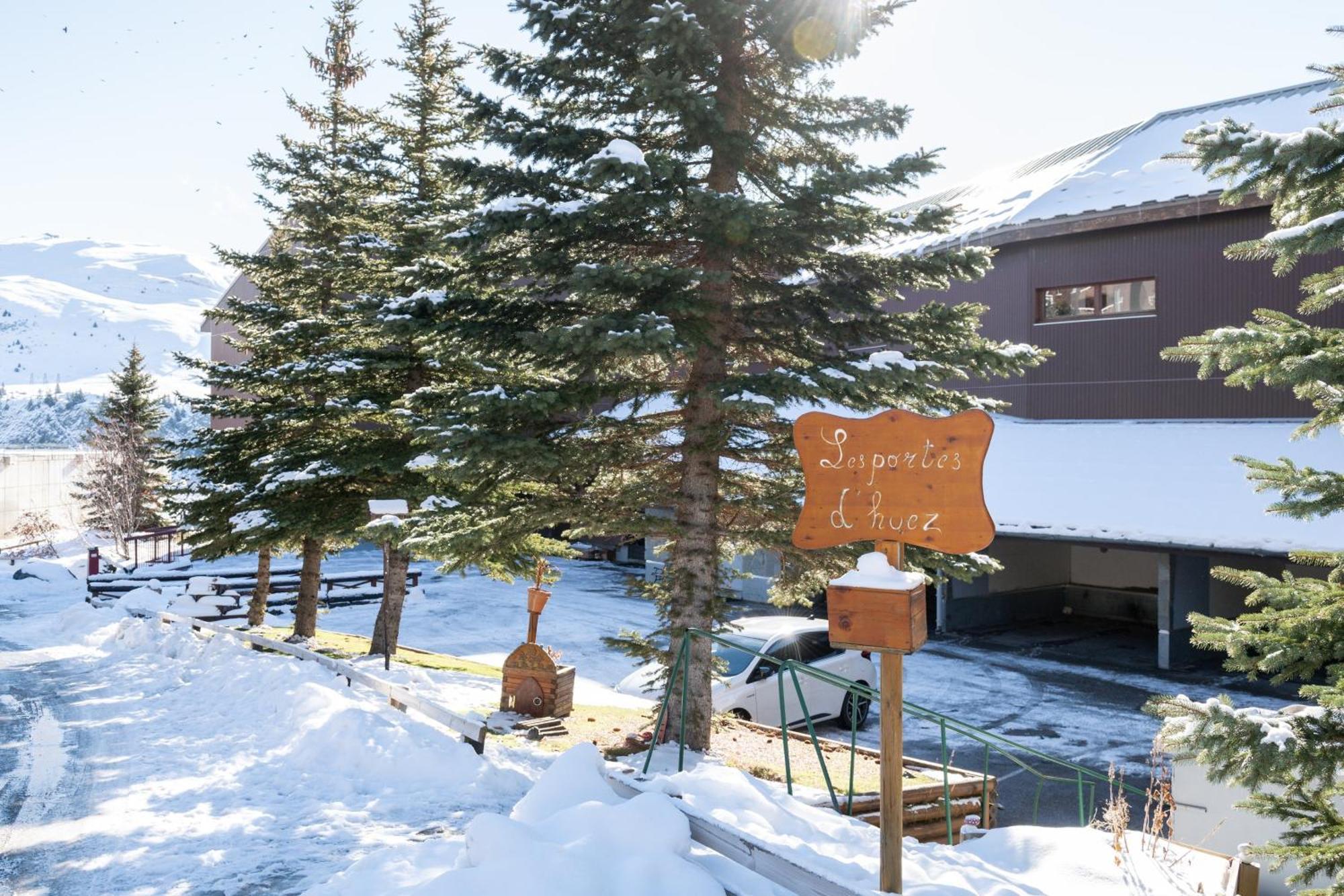 Appartement Confortable A L'Alpe D'Huez De 27 M² Avec Vue Montagne Exteriör bild