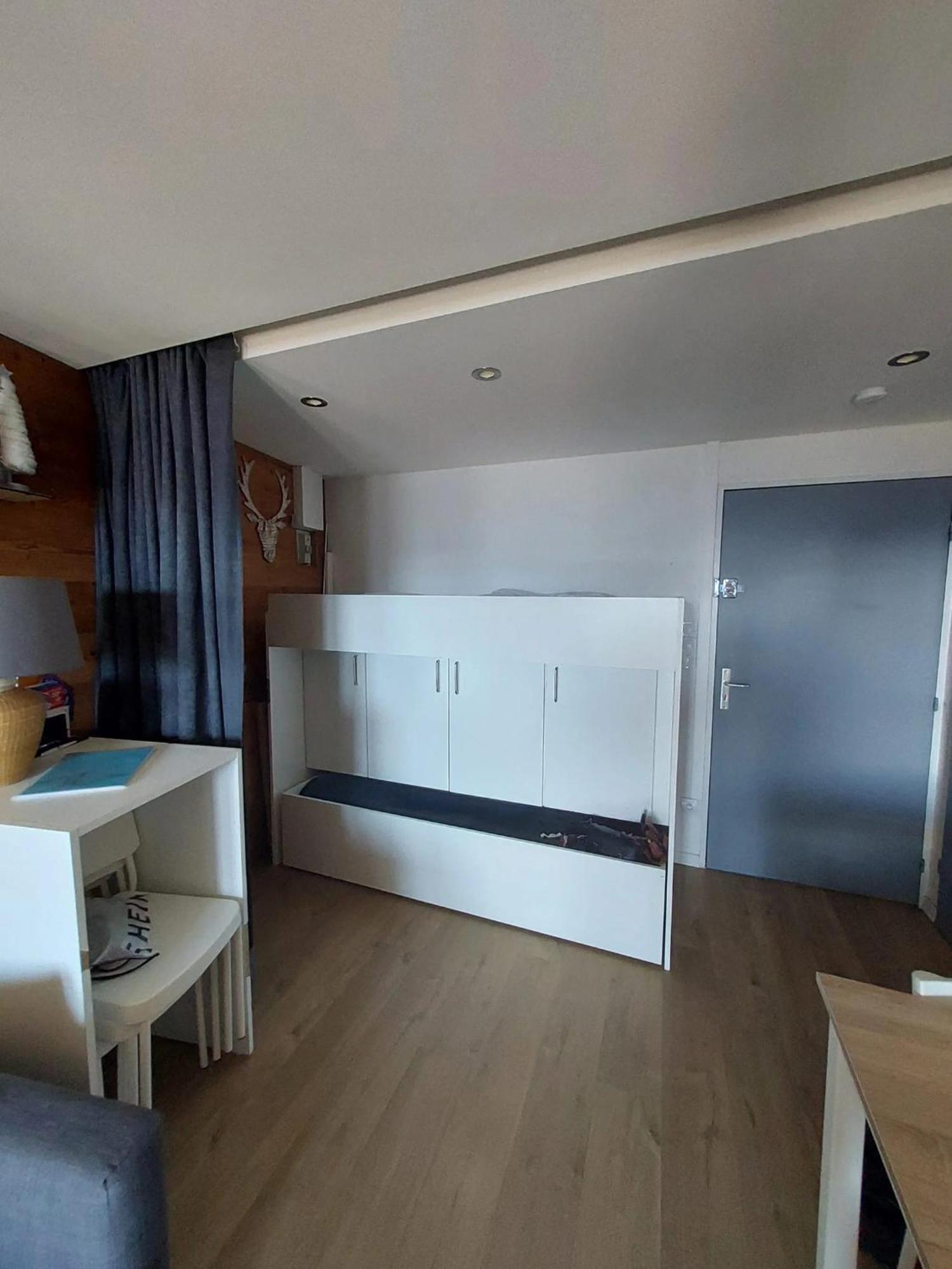 Appartement Confortable A L'Alpe D'Huez De 27 M² Avec Vue Montagne Exteriör bild